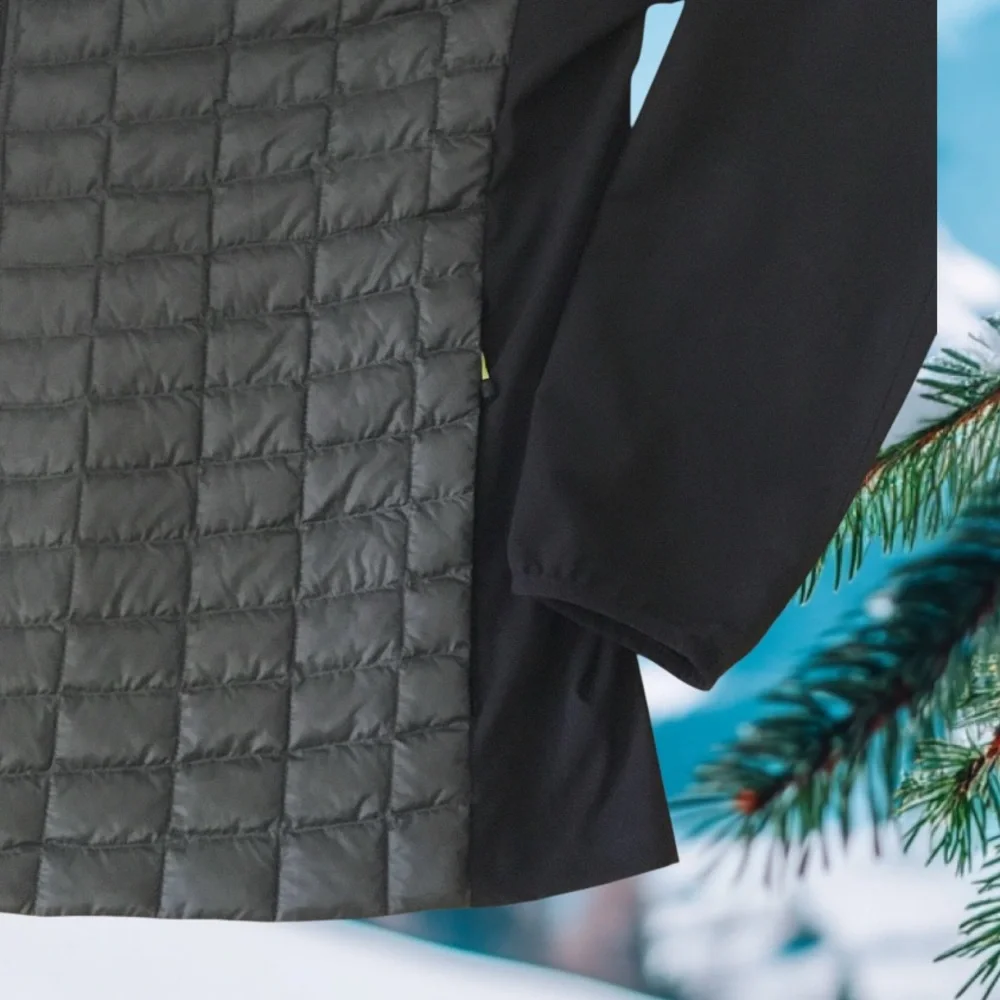 The North Face Thermoball Hybrid Hooded Quilted Puffer Jacket